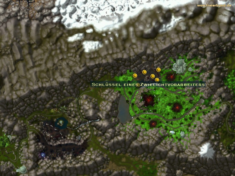 Schlüssel eines Zwielichtvorarbeiters (Twilight Overseer's Key) Quest-Gegenstand WoW World of Warcraft 