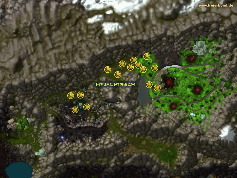 Hyjalhirsch (Hyjal Stag) Monster WoW World of Warcraft 
