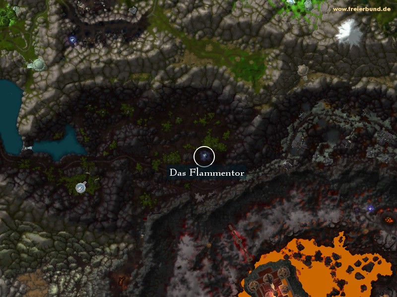 Das Flammentor (The Flamegate) Landmark WoW World of Warcraft 