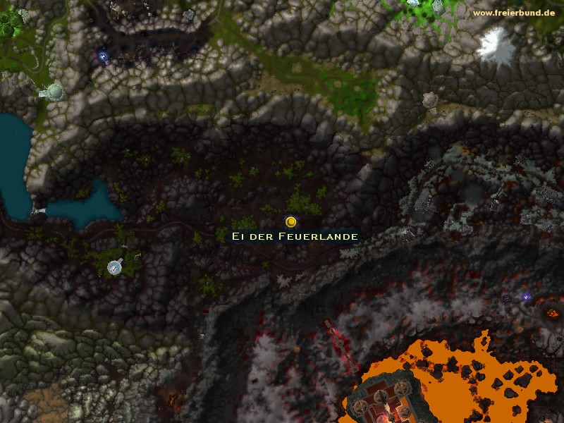 Ei der Feuerlande (Firelands Egg) Quest-Gegenstand WoW World of Warcraft 