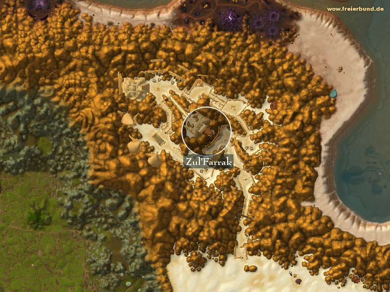 Zul'Farrak (Zul'Farrak) Landmark WoW World of Warcraft 