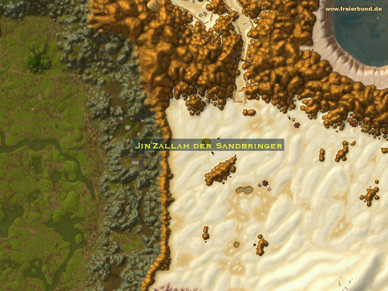 Jin'Zallah der Sandbringer (Jin'Zallah the Sandbringer) Monster WoW World of Warcraft 