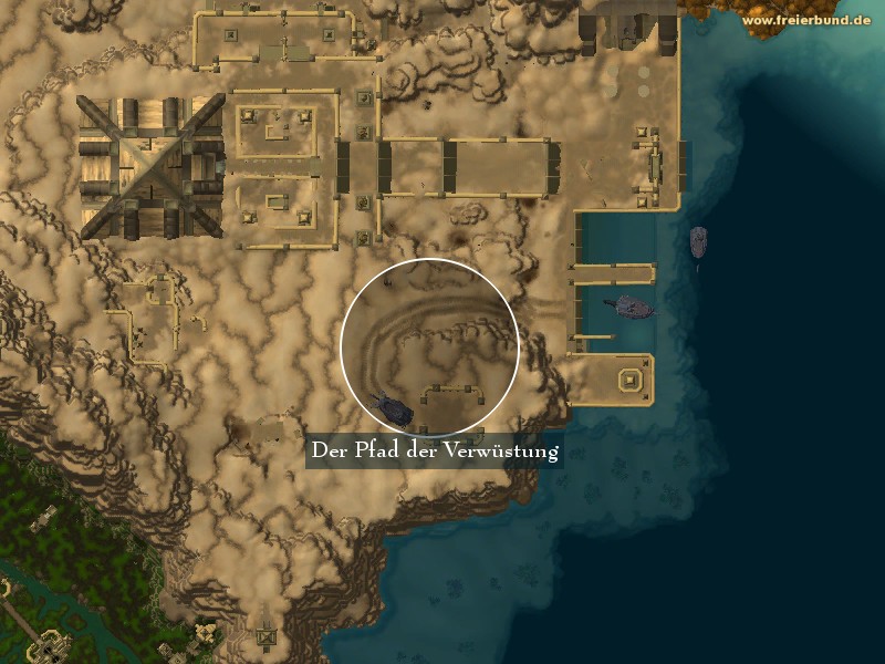 Der Pfad der Verwüstung (The Trail of Devastation) Landmark WoW World of Warcraft 