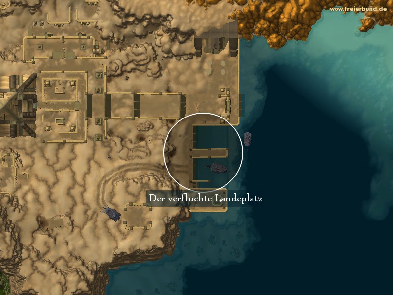 Der verfluchte Landeplatz (The Cursed Landing) Landmark WoW World of Warcraft 