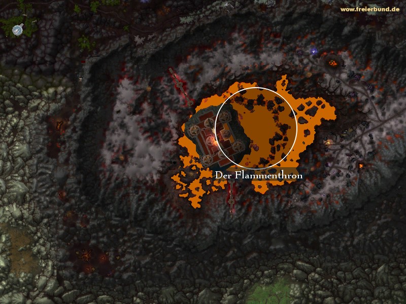 Der Flammenthron (The Throne of Flame) Landmark WoW World of Warcraft 
