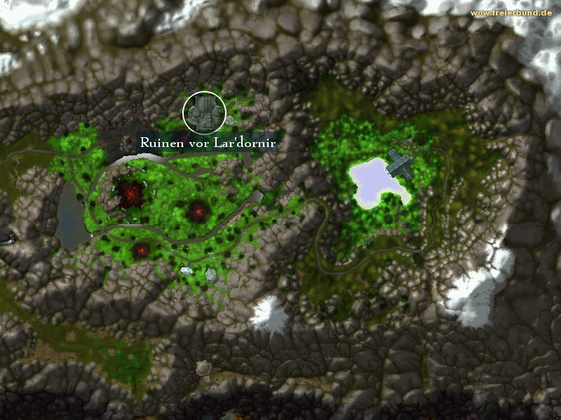Ruinen vor Lar'dornir (Ruins of Lar'dornir) Landmark WoW World of Warcraft 