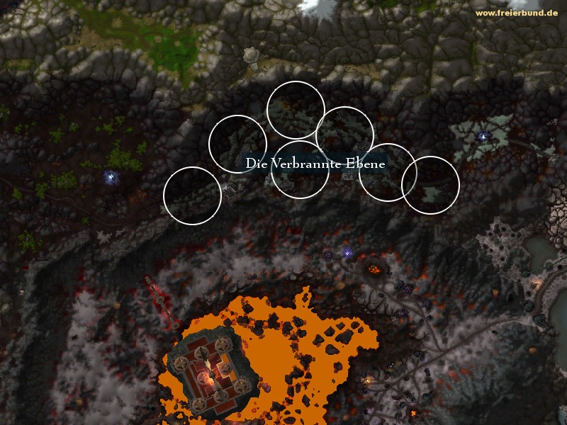 Die Verbrannte Ebene (The Scorched Plain) Landmark WoW World of Warcraft 