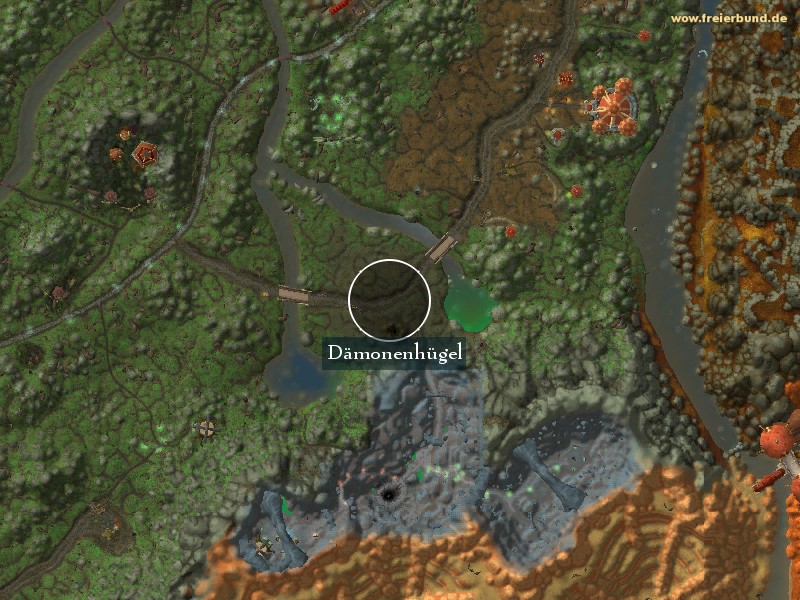 Dämonenhügel (Felfire Hill) Landmark WoW World of Warcraft 