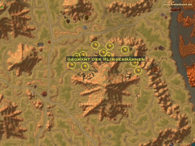 Geomant der Klingenmähnen (Razormane Geomancer) Monster WoW World of Warcraft 