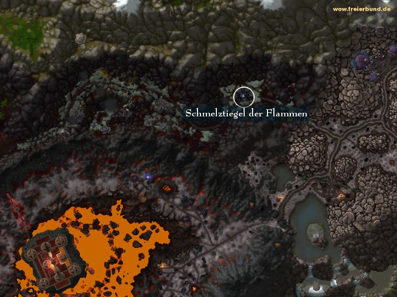 Schmelztiegel der Flammen (The Crucible of Flame) Landmark WoW World of Warcraft 