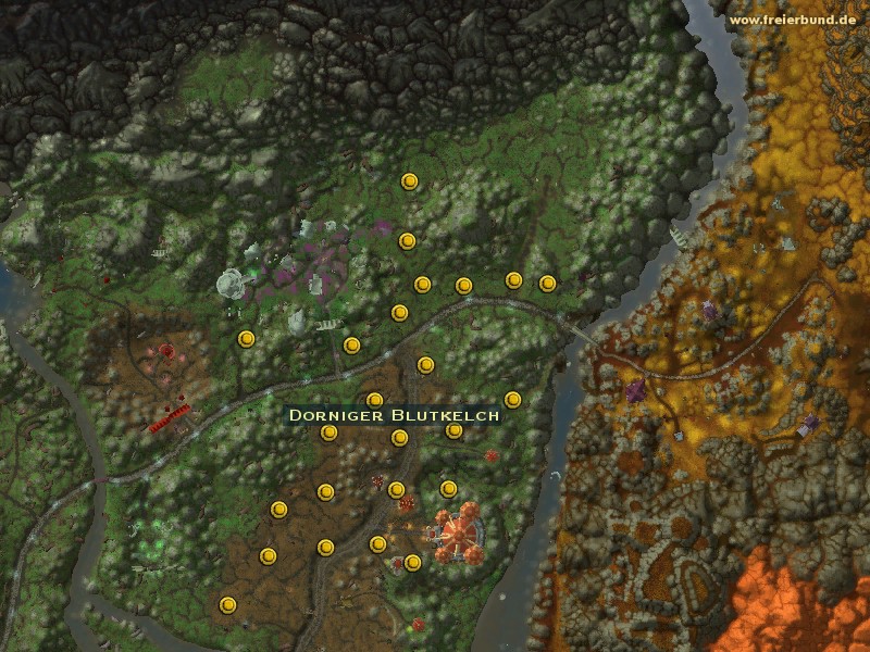 Dorniger Blutkelch (Thorned Bloodcup) Quest-Gegenstand WoW World of Warcraft 