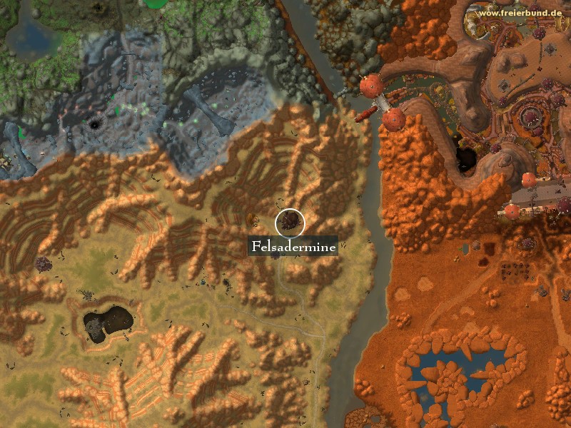 Felsadermine (Boulder Lode Mine) Landmark WoW World of Warcraft 