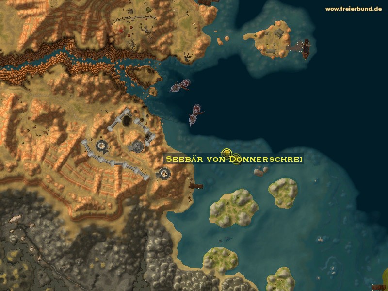 Seebär von Donnerschrei (Rageroar Sea Dog) Monster WoW World of Warcraft 