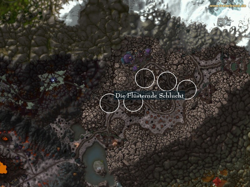 Die Flüsternde Schlucht (Darkwhisper Gorge) Landmark WoW World of Warcraft 