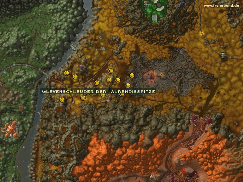 Glevenschleuder der Talrendisspitze (Talrendis Glaive Thrower) Quest-Gegenstand WoW World of Warcraft 