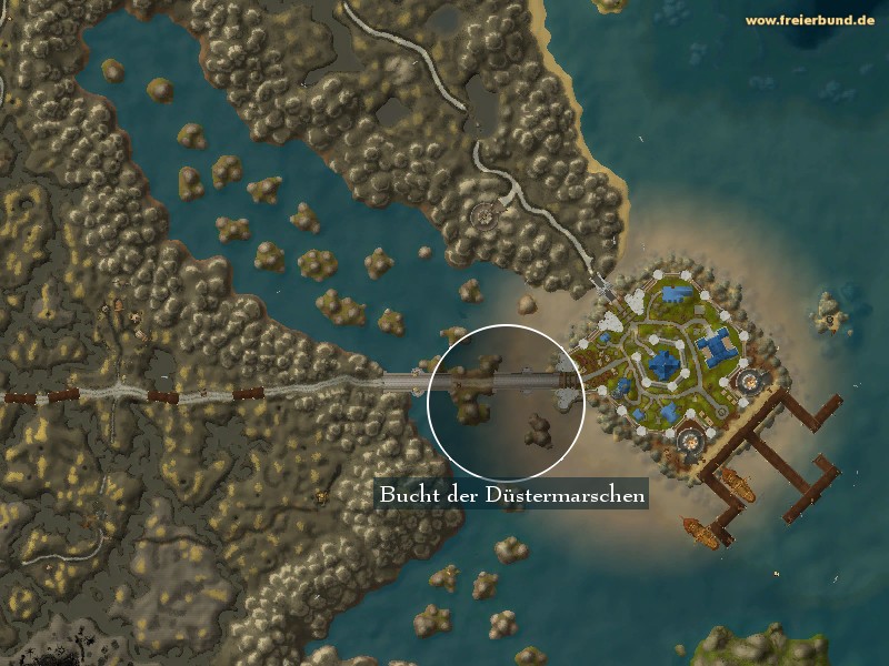 Bucht der Düstermarschen (Dustwallow Bay) Landmark WoW World of Warcraft 