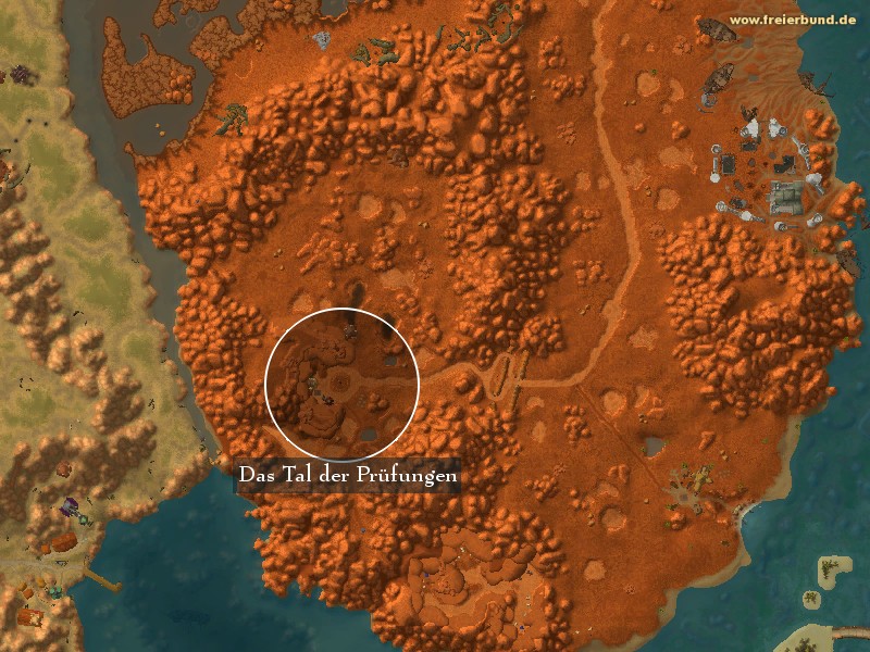 Das Tal der Prüfungen (Valley of Trials) Landmark WoW World of Warcraft 