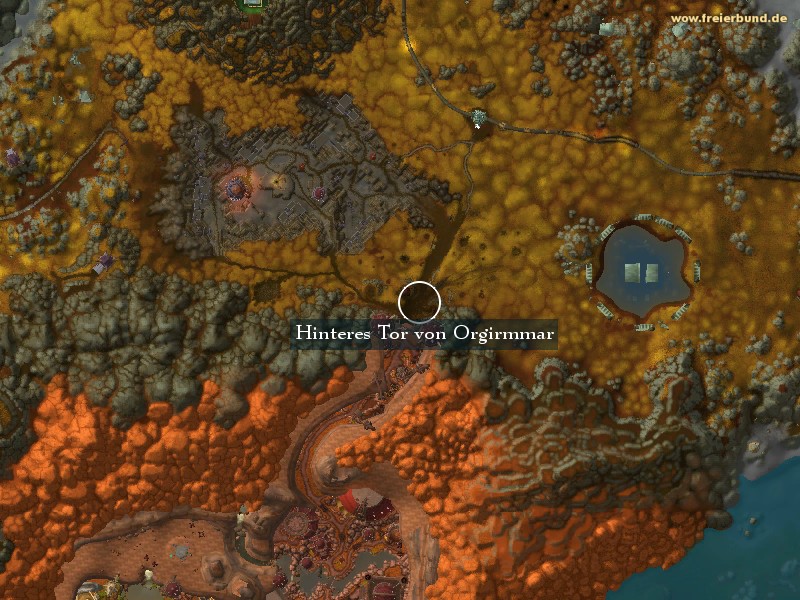 Hinteres Tor von Orgirmmar (Orgrimmar Rear Gate) Landmark WoW World of Warcraft 