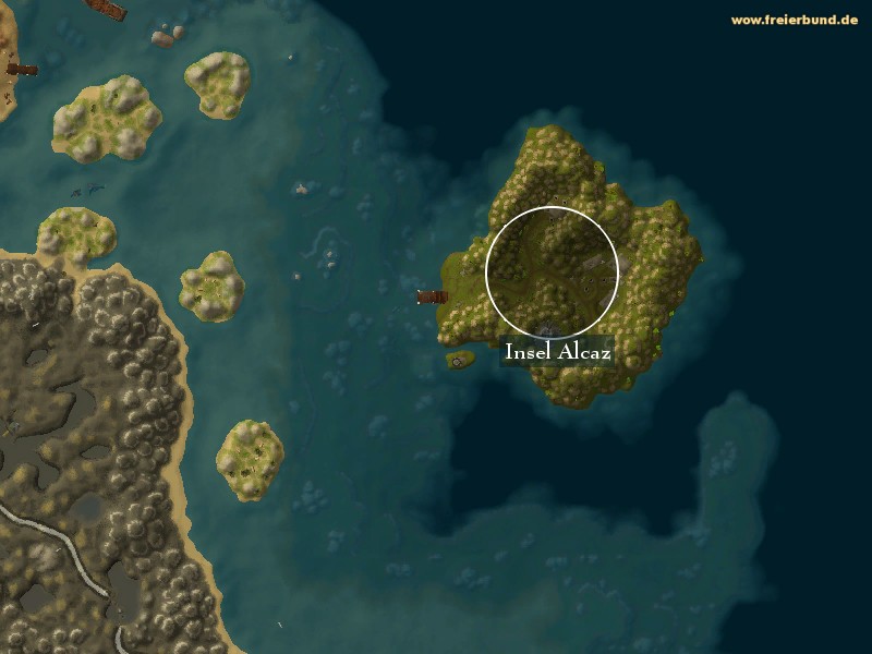 Insel Alcaz (Alcaz Island) Landmark WoW World of Warcraft 