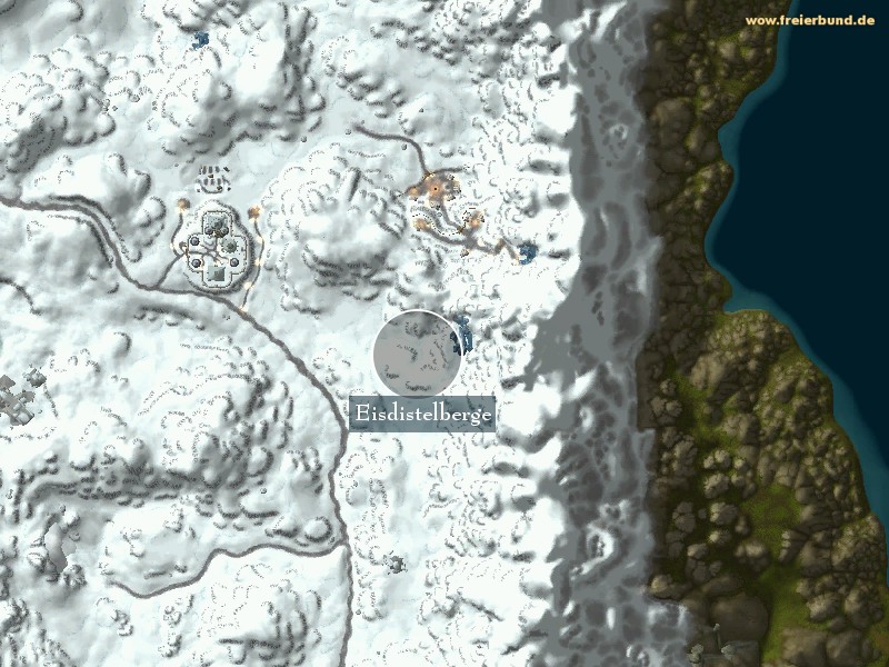 Eisdistelberge (Ice Thistle Hills) Landmark WoW World of Warcraft 
