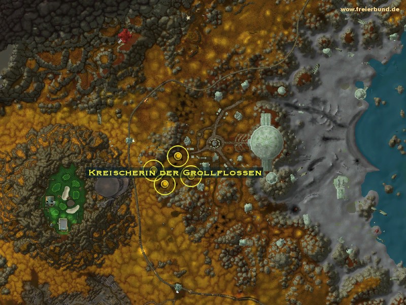 Kreischerin der Grollflossen (Spitelash Screamer) Monster WoW World of Warcraft 