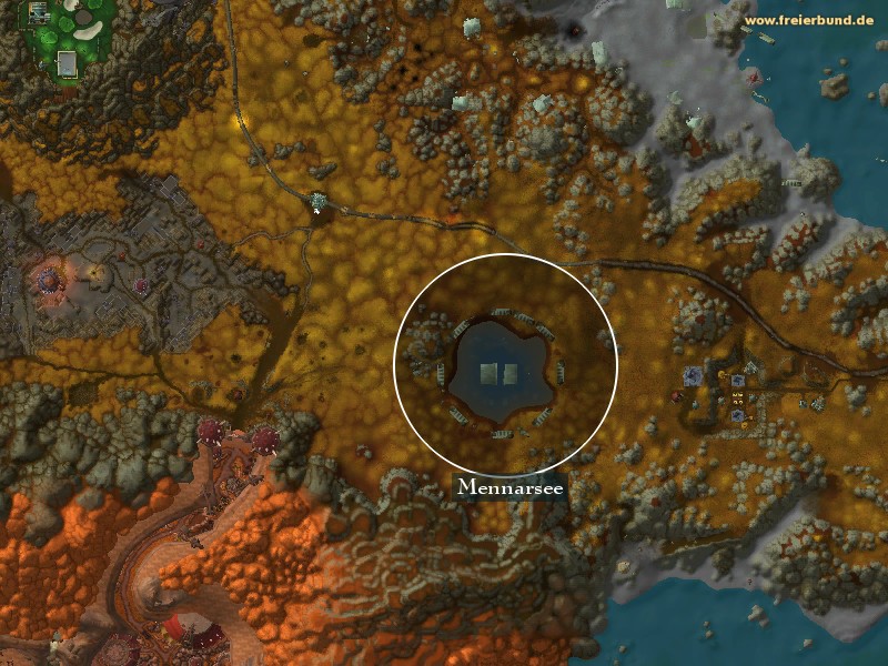 Mennarsee (Lake Mennar) Landmark WoW World of Warcraft 