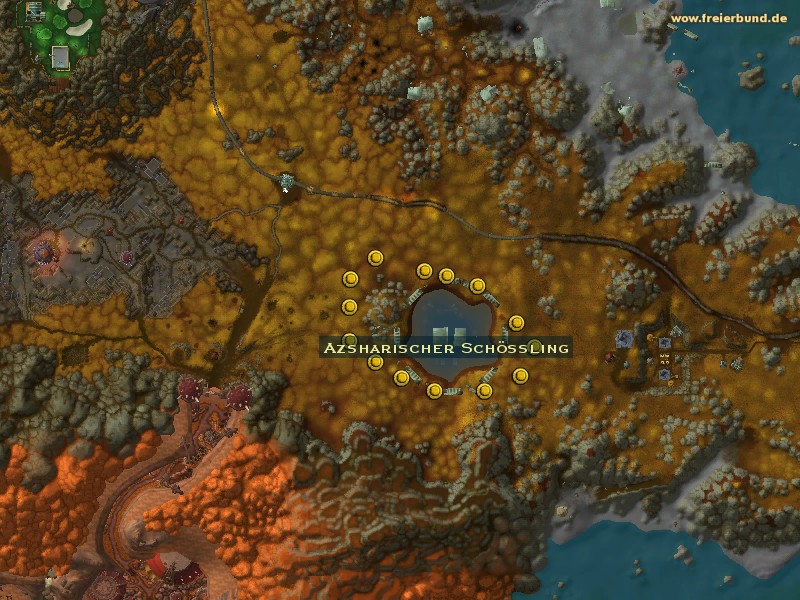 Azsharischer Schössling (Azshara Sapling) Quest-Gegenstand WoW World of Warcraft 