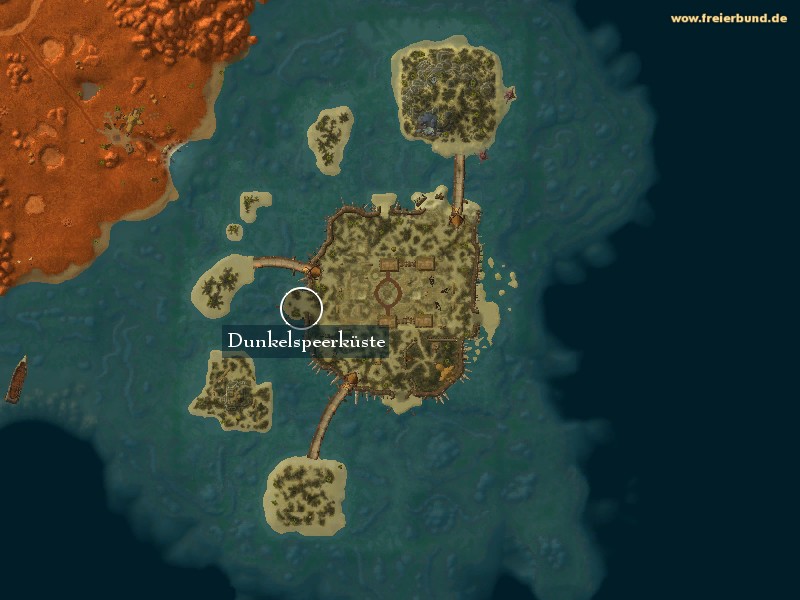 Dunkelspeerküste (Darkspear Shore) Landmark WoW World of Warcraft 