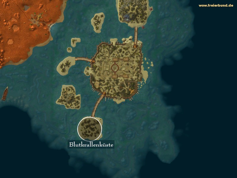 Blutkrallenküste (Bloodtalon Shore) Landmark WoW World of Warcraft 