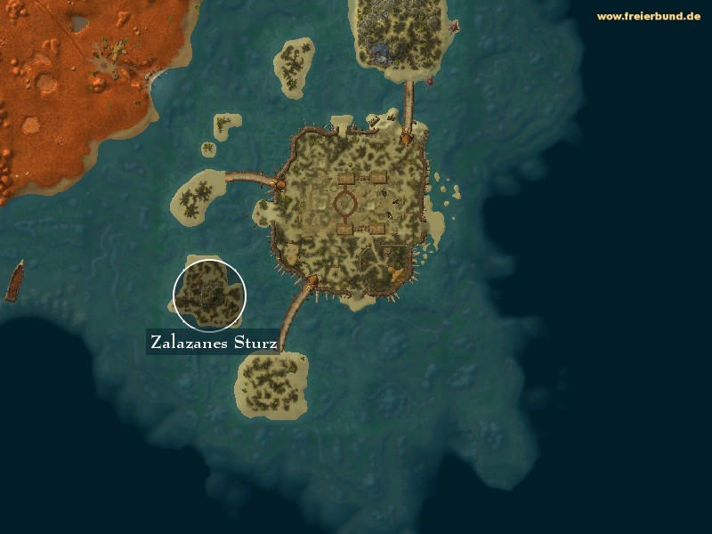 Zalazanes Sturz (Zalazane's Fall) Landmark WoW World of Warcraft 