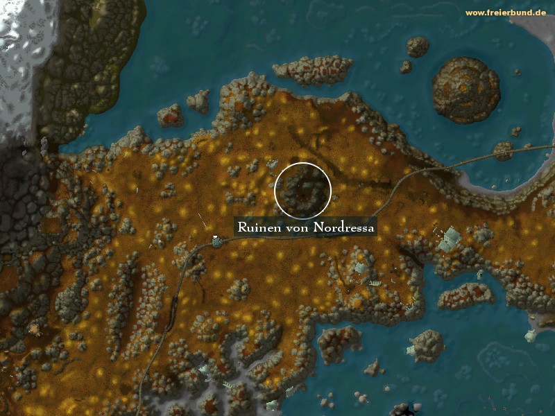 Ruinen von Nordressa (Ruins of Nordressa) Landmark WoW World of Warcraft 