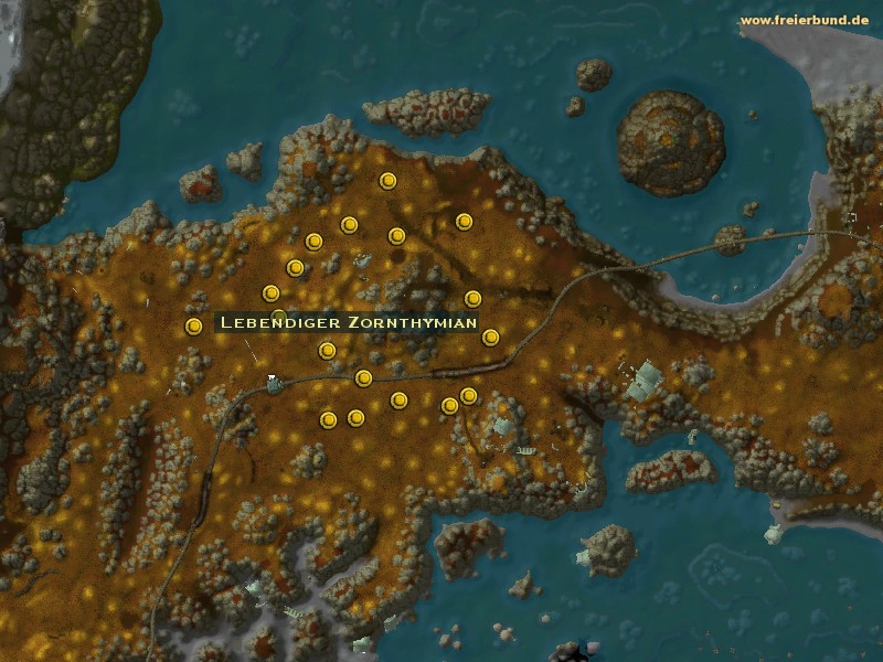 Lebendiger Zornthymian (Living Ire Thyme) Quest-Gegenstand WoW World of Warcraft 