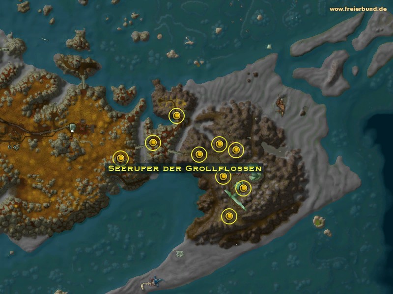 Seerufer der Grollflossen (Spitelash Seacaller) Monster WoW World of Warcraft 