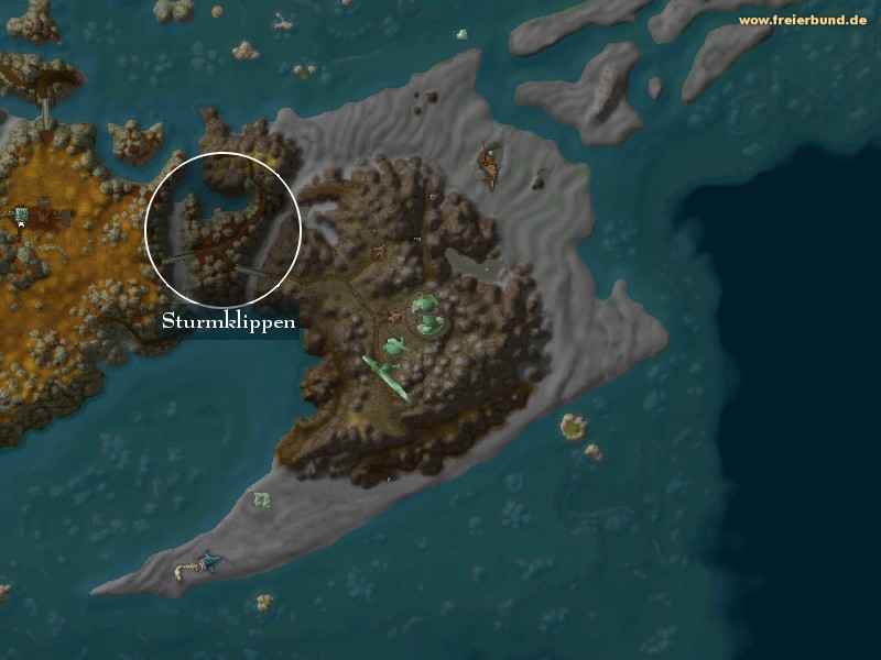 Sturmklippen (Storm Cliffs) Landmark WoW World of Warcraft 