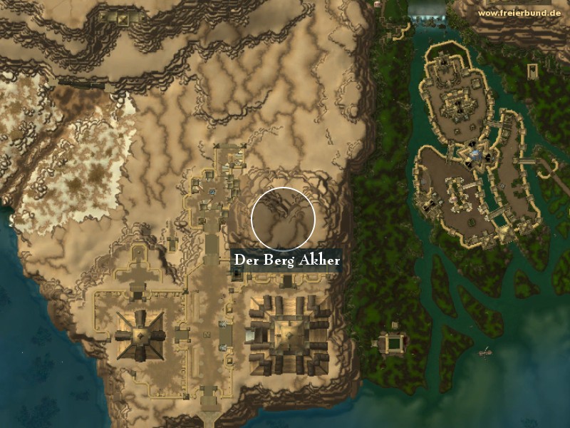 Der Berg Akher (Mount Akher) Landmark WoW World of Warcraft 