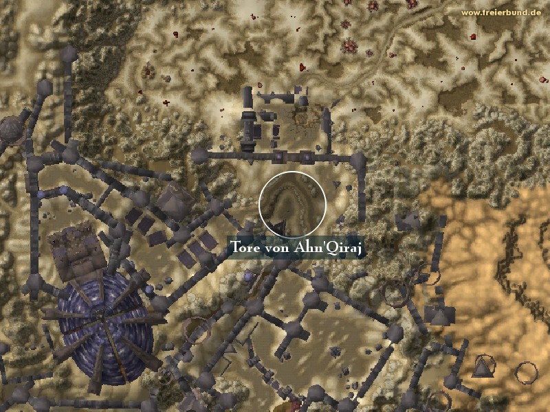 Tore von Ahn'Qiraj (Gates of Ahn'Qiraj) Landmark WoW World of Warcraft 