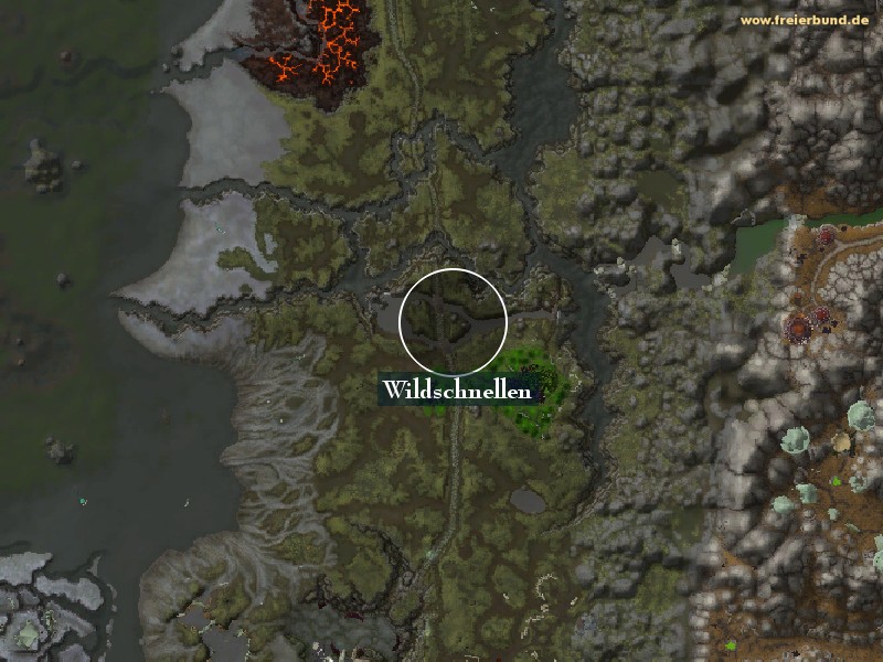 Wildschnellen (Wildbend River) Landmark WoW World of Warcraft 