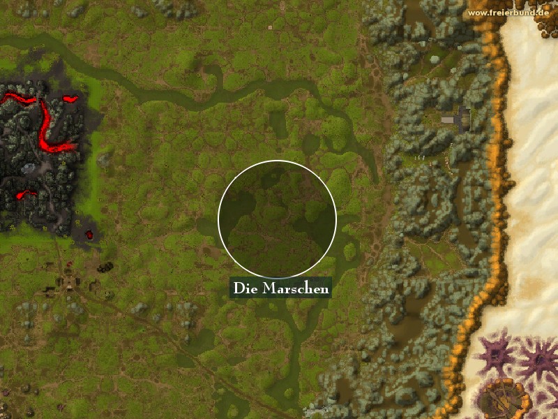 Die Marschen (The Marshlands) Landmark WoW World of Warcraft 