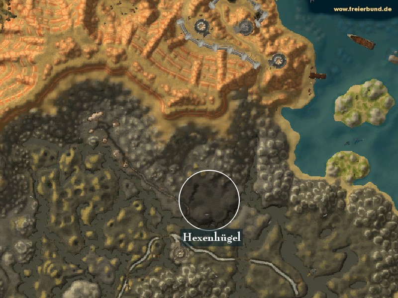 Hexenhügel (Witch Hill) Landmark WoW World of Warcraft 