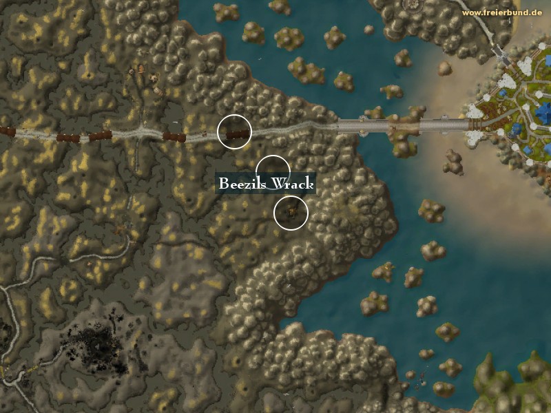 Beezils Wrack (Beezil's Wreck) Landmark WoW World of Warcraft 