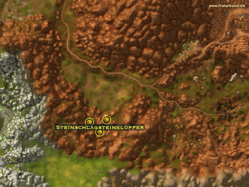 Steinschlagsteinklopfer (Boulderslide Stonepounder) Monster WoW World of Warcraft 