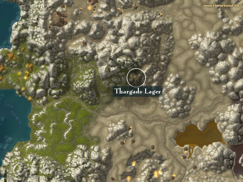 Thargads Lager (Thargad's Camp) Landmark WoW World of Warcraft 