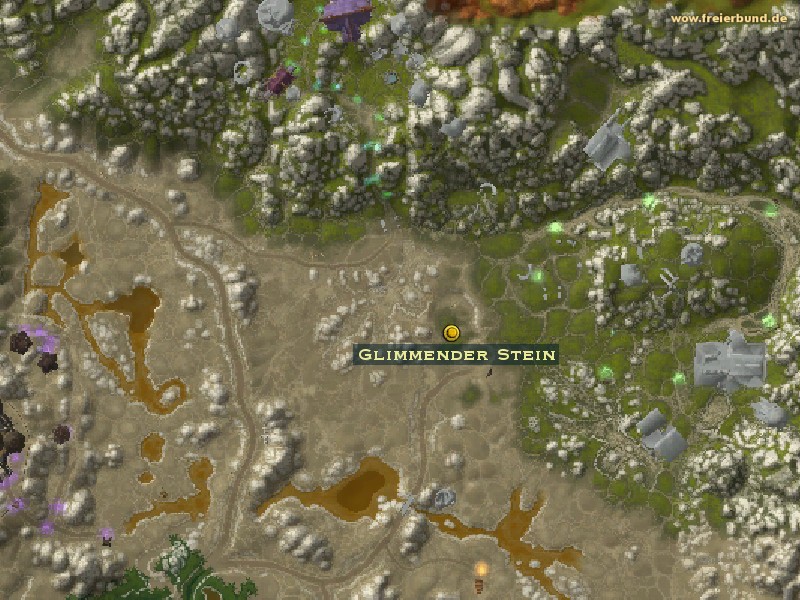Glimmender Stein (Smouldering Stone) Quest-Gegenstand WoW World of Warcraft 