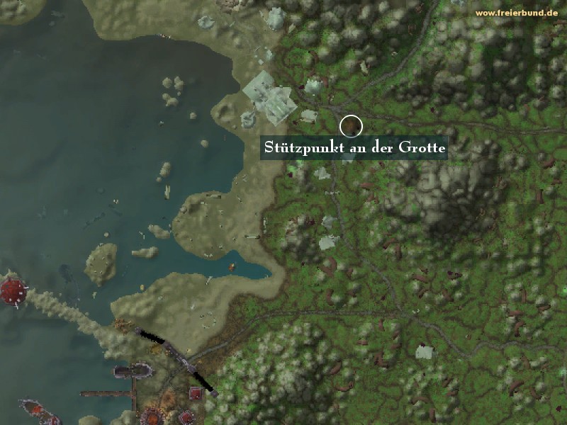 Stützpunkt an der Grotte (Blackfathom Camp) Landmark WoW World of Warcraft 