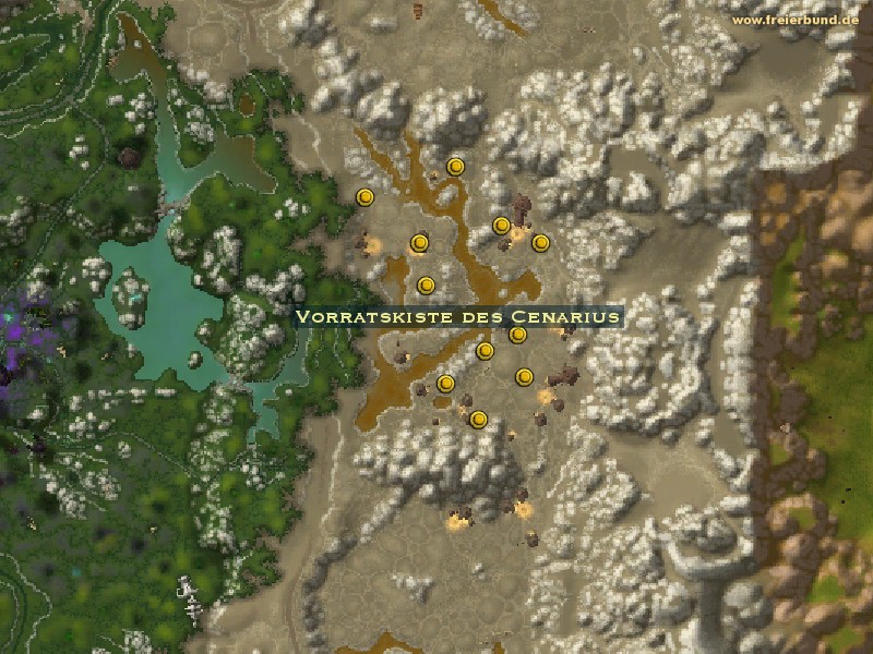 Vorratskiste des Cenarius (Cenarion Supply Crate) Quest-Gegenstand WoW World of Warcraft 