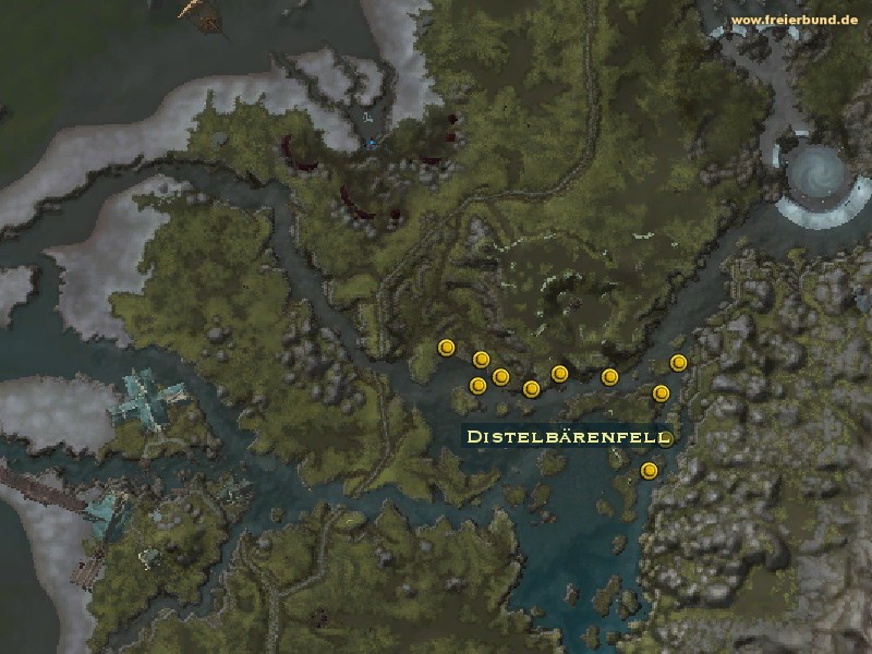 Distelbärenfell (Thistle Bear Fur) Quest-Gegenstand WoW World of Warcraft 