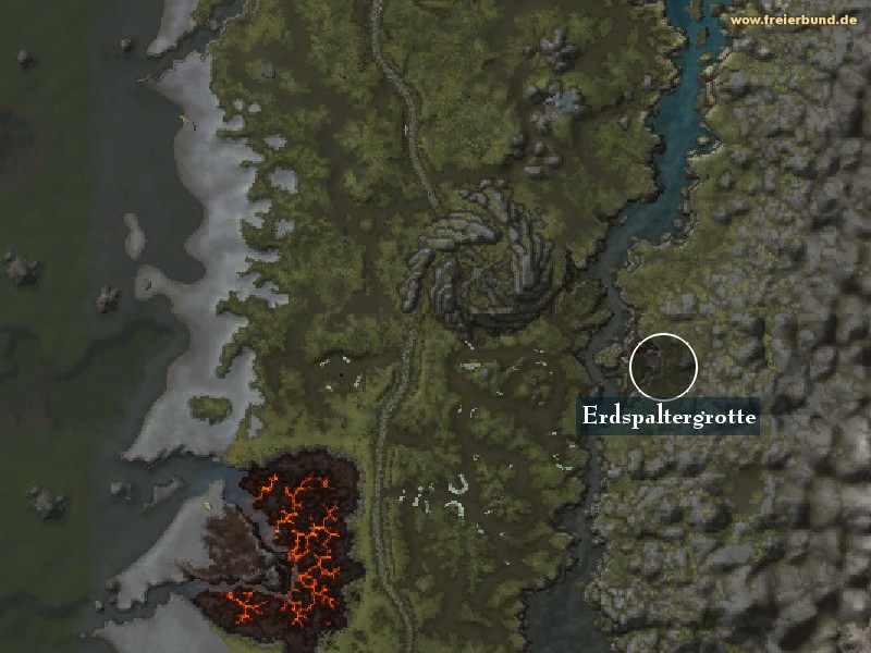 Erdspaltergrotte (Earthshatter Cavern) Landmark WoW World of Warcraft 