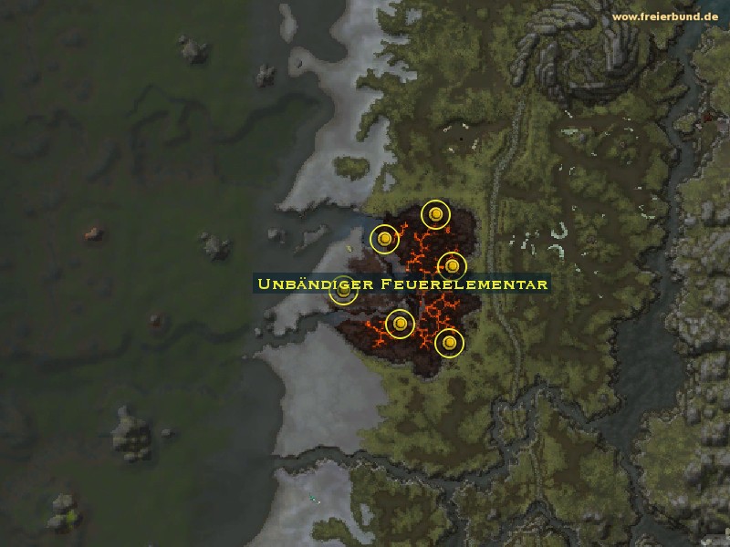 Unbändiger Feuerelementar (Unbound Fire Elemental) Monster WoW World of Warcraft 