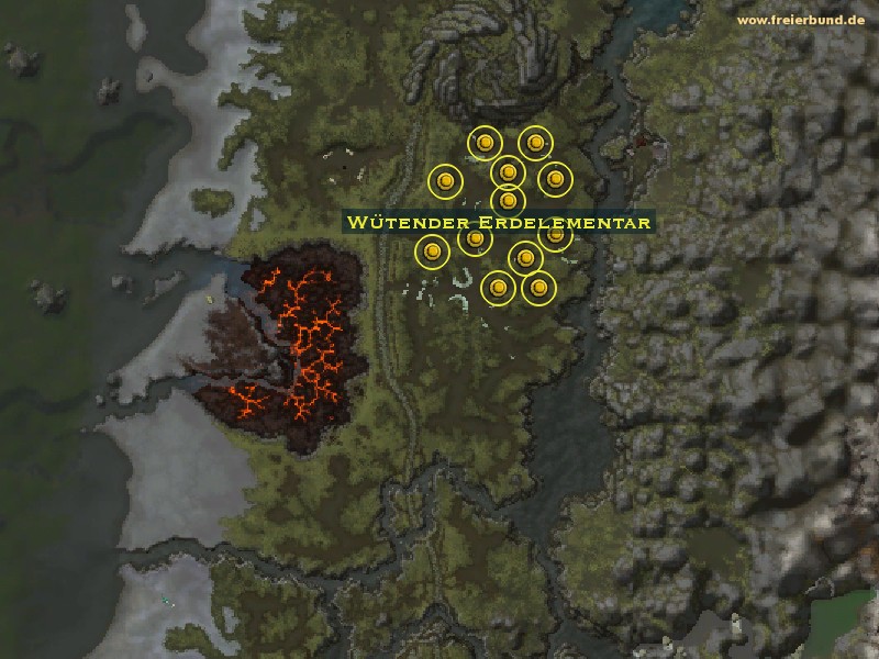 Wütender Erdelementar (Enraged Earth Elemental) Monster WoW World of Warcraft 