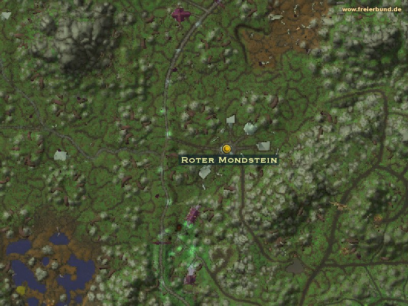 Roter Mondstein (Red Moonstone) Quest-Gegenstand WoW World of Warcraft 